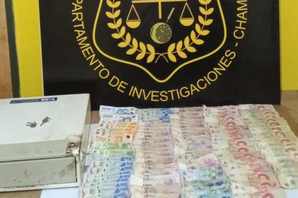 Recuperan caja registradora y dinero en efectivo tras un hurto