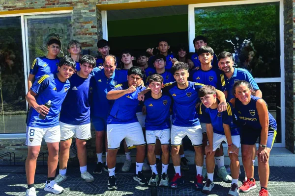 Los Juveniles de Boca Juniors ya se entrenan en La Rioja