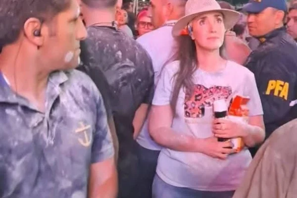 Victoria Villarruel se sumó a la fiesta chayera