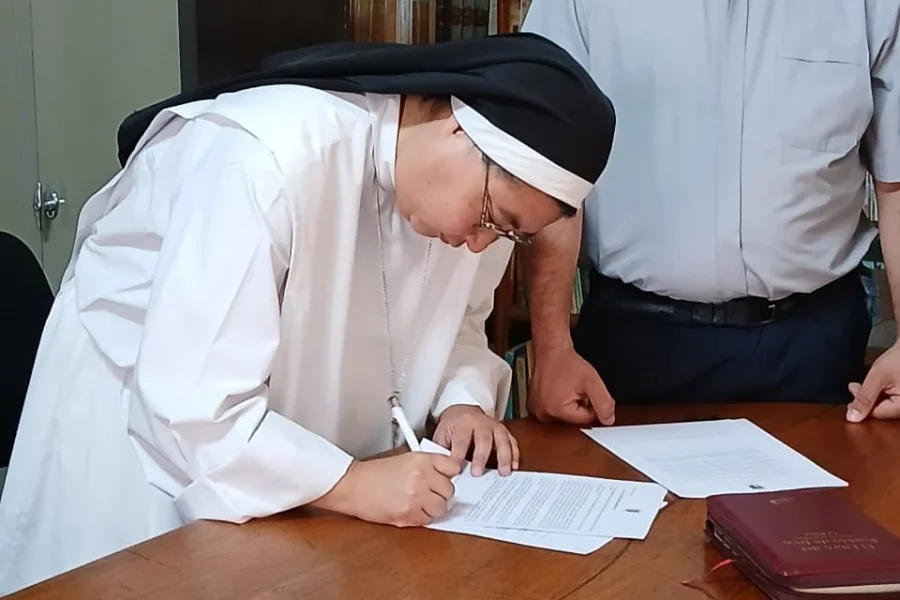 Se trata de la hermana Patricia Hoshida.