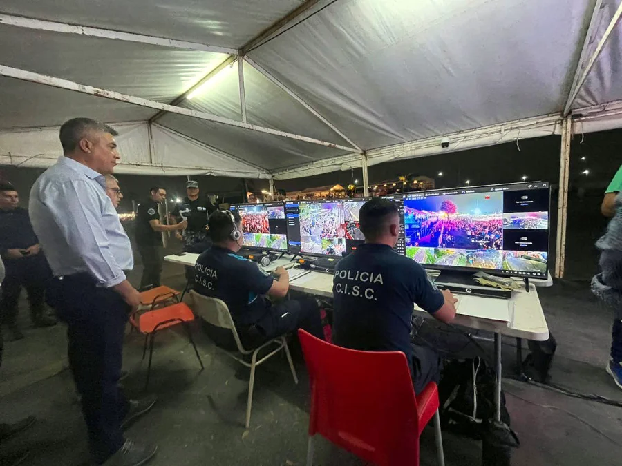 El jefe de Policía Comisario General Alberto Castillo supervis&oacute; los operativos de la Chaya 2026