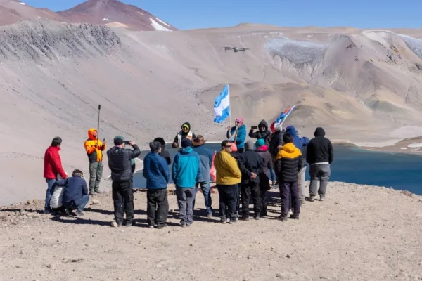 La Rioja fue escenario de la primera Misa en el cráter Corona del Inca