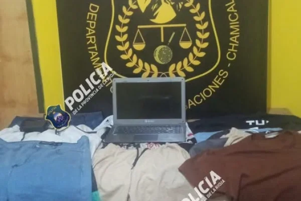 Investigaciones esclareció un robo y secuestró elementos