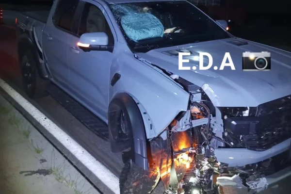 Accidente en Ruta Nacional 38 a la altura de Las Salinas dejó importantes daños materiales