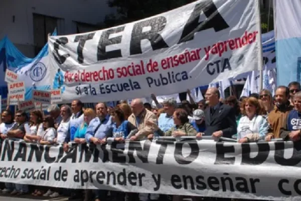 CTERA declaró un paro nacional docente para el 2 de marzo