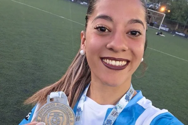 Evelin Romero hizo historia y llevó el fútbol riojano a la Selección Argentina de AF7