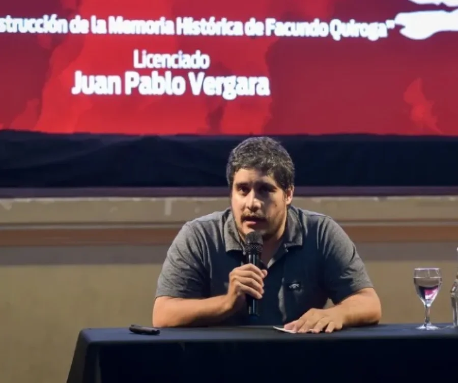 Juan Pablo Vergara, licenciado en Historia y divulgador hist&oacute;rico, present&oacute; &ldquo;La construcci&oacute;n de la memoria hist&oacute;rica de Facundo Quiroga&rdquo;.