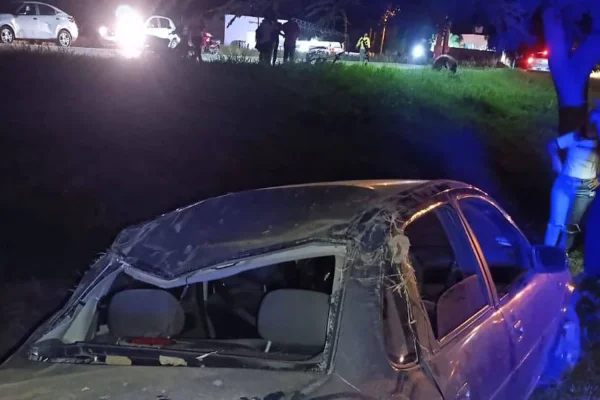 Vuelco en Chamical dejó un herido