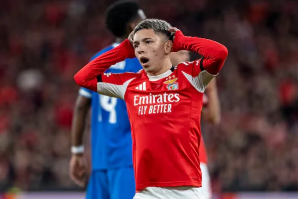 Prestianni, suspendido provisoriamente por la UEFA tras la denuncia de Vinicius por racismo