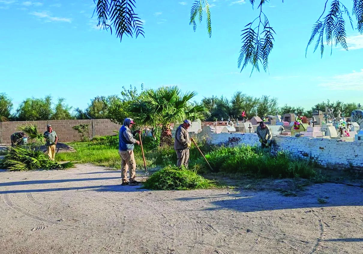 Realizaron limpieza general en el Cementerio de Machigasta