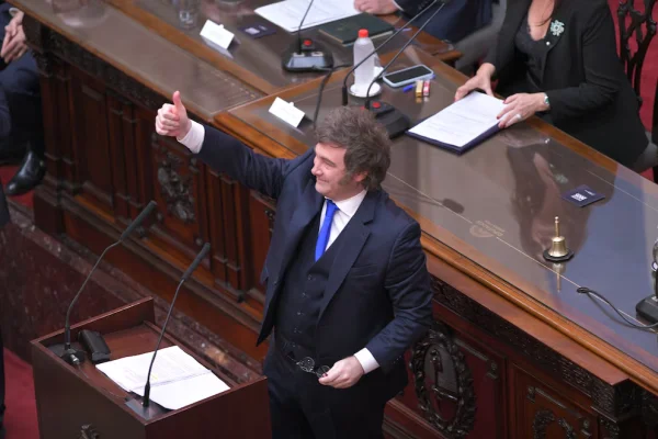En fotos: los presentes en el discruso de Javier Milei en la apertura del congreso