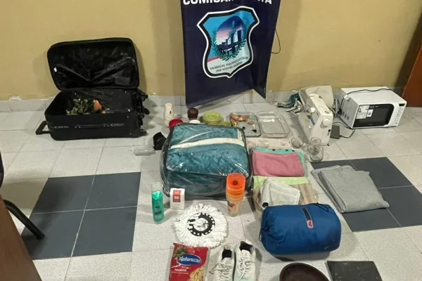 En un rápido accionar la policía recuperó elementos robados