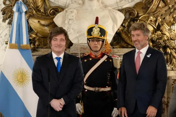Milei le tomó juramento a Juan Bautista Mahiques como nuevo ministro de Justicia
