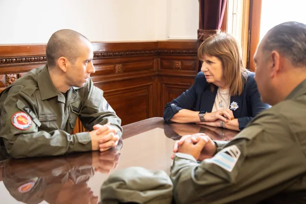 Bullrich recibió a Nahuel Gallo y dijo que hubo un intento de “apropiación” por parte de la AFA