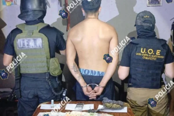 Desbaratan red de narcotráfico en el Oeste: cuatro detenidos