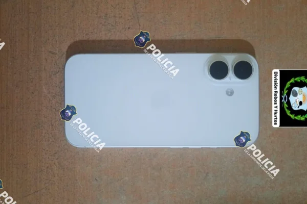 La Policía recuperó un iPhone 16 en capital
