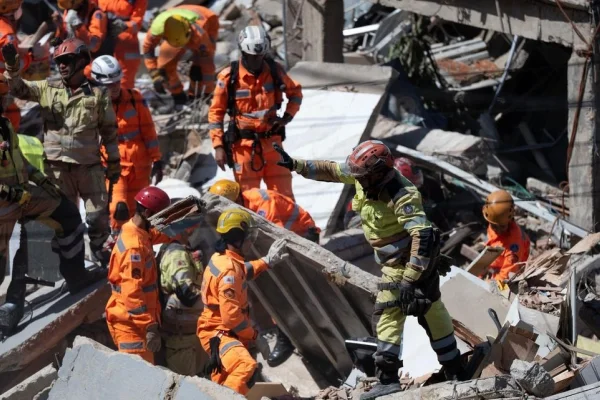 Tragedia en Brasil: 12 muertos tras el derrumbe de un hogar de ancianos en Belo Horizonte
