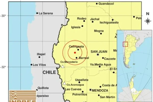 Un fuerte sismo de 4,9 grados sacudió San Juan y el temblor llegó hasta Mendoza