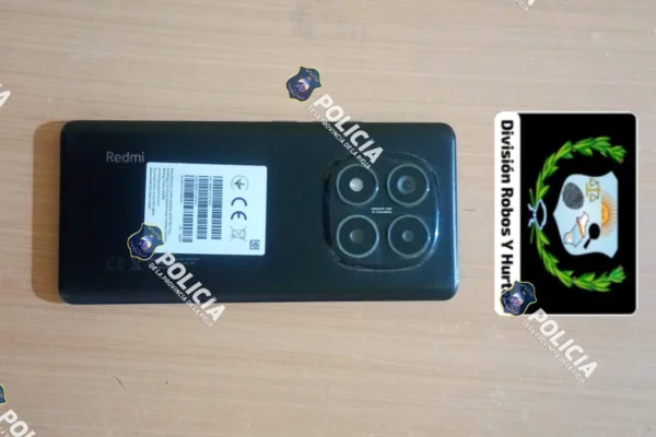 La policía logró recuperar un celular que tenia denuncia de robo