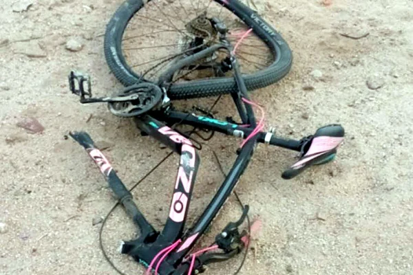 Conductor ebrio dejó a una ciclista con fracturas tras chocarla de frente