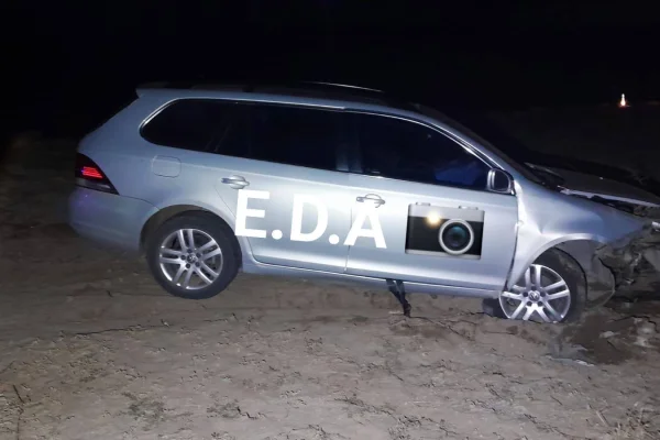 Dos personas resultaron heridas tras un accidente en Ruta Nacional 74 cerca de Patquía