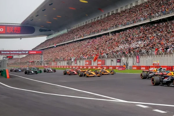 Colapinto en la Fórmula 1: así es una vuelta en el GP de China