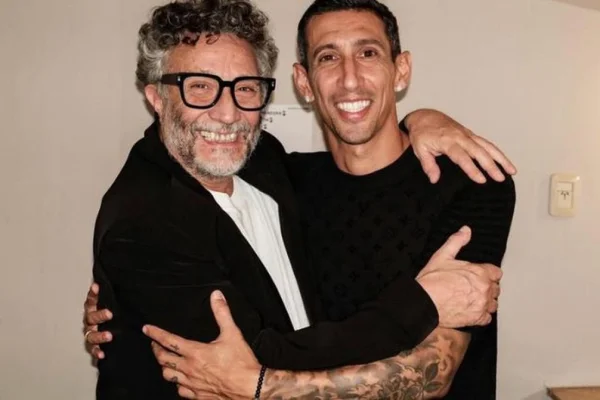 Ángel Di María fue a ver un show de Fito Páez y recibió una sorpresa