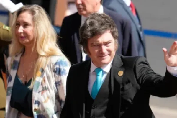 Javier Milei aterrizó en Madrid