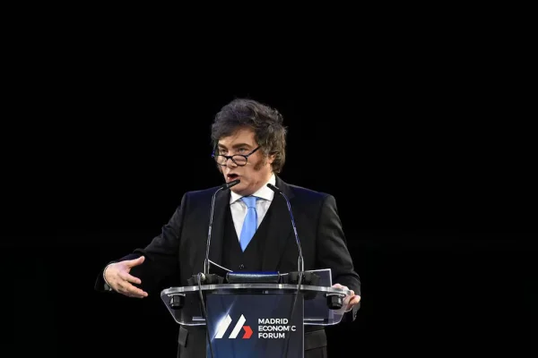 Javier Milei en el Madrid Economic Forum: 