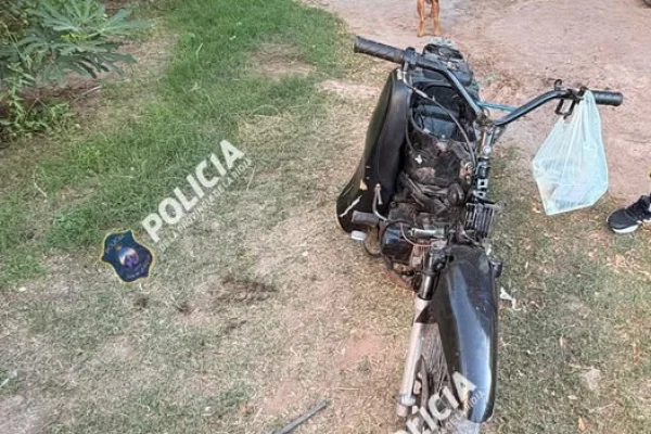 Investigaciones recuperó una motocicleta y elementos denunciados por robo