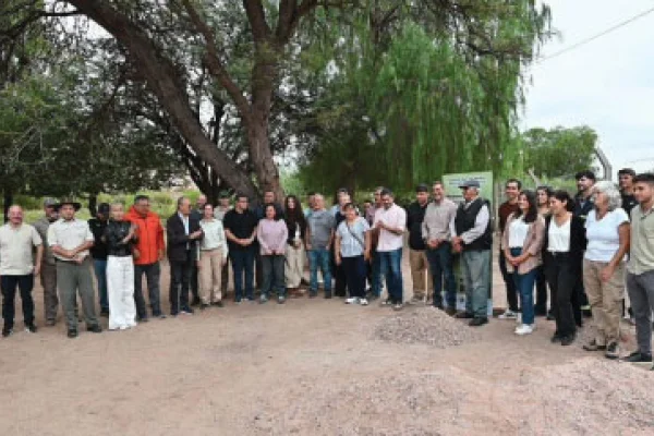 Visitaron obras de eficiencia hídrica y desarrollo productivo