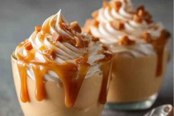 Postre rápido de dulce de leche y crema: una receta sin horno irresistible