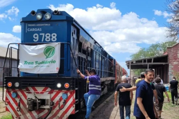 Tucumán: llegó el Tren Solidario con insumos para los a fectados por las inundaciones