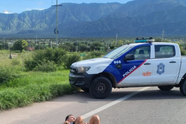 Un ciclista herido tras un siniestro vial con un motocicleta