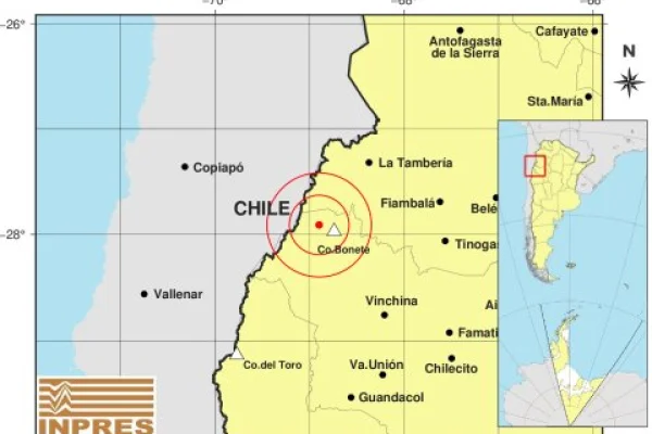 Tembló el oeste riojano