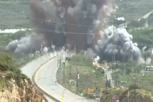 Israel afirmó que el puente destruido en el sur del Líbano era utilizado por Hezbollah para el contrabando de armas