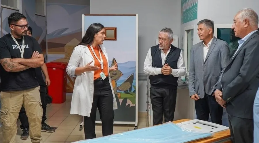 Explicaron a las autoridades lo importante de cada uno de los espacios que hay en el nosocomio.