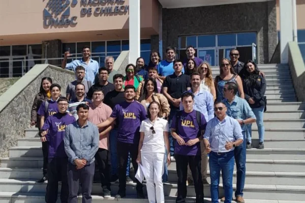 Gino Visconti visitó Chilecito y participó de una actividad de Universitarios por la Libertad