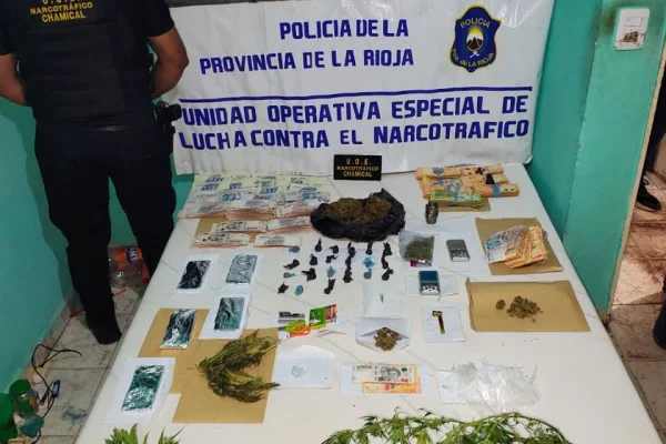 La Policía dio otro golpe al narcomenudeo en Chamical