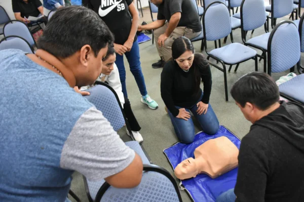 Refuerzan la capacitación en RCP en el interior para prevenir la muerte súbita