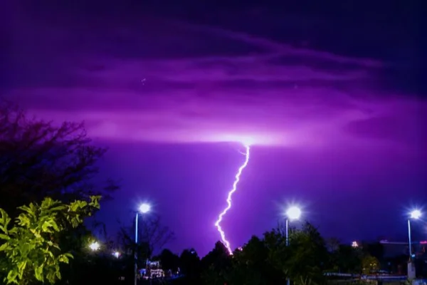 Alerta amarilla por lluvias  y vientos en la provincia