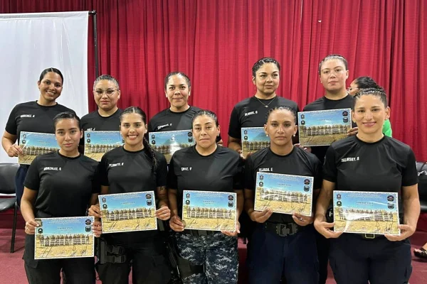 Finalizó el primer curso basico de Infanteria femenino