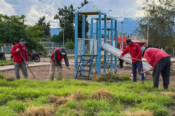 La Municipalidad implementó plan de limpieza y mantenimiento en la zona Este