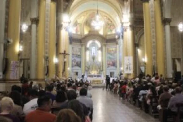 Braida encabezó la Misa de la Cena del Señor