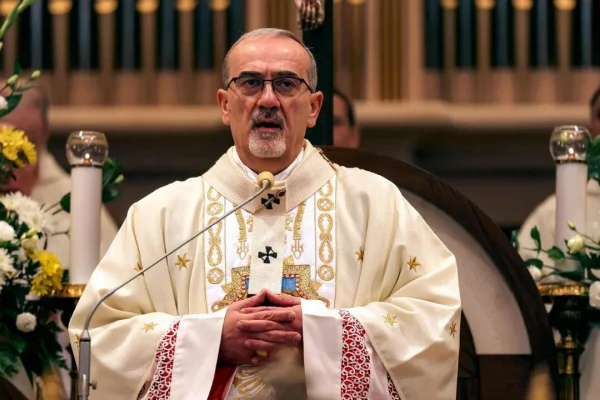 El patriarca de Jerusalén pudo oficiar la Misa de Pascua, pero a puertas cerradas