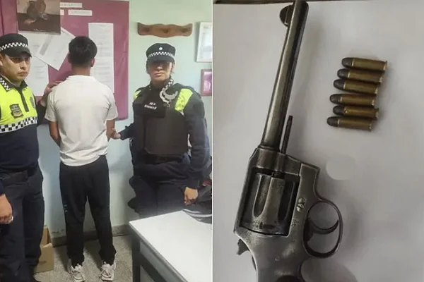 Otro alumno armado en una escuela: fue con un revólver cargado con 6 balas y lo redujeron en clases