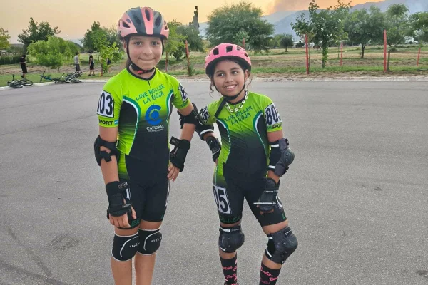 Dos patinadoras de Line Roller competirán en la fecha Nacional de La Pampa