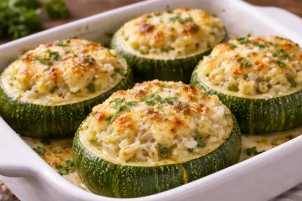 La receta fácil del día: zapallitos rellenos con queso y arroz listos en 25 minutos