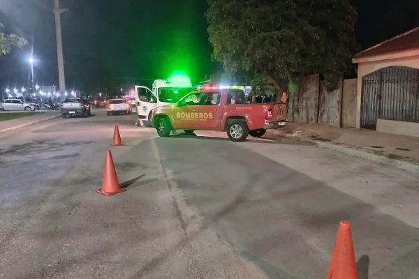 Una mujer quedó inconsciente tras un siniestro vial