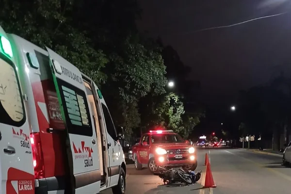 Una mujer sufrió varias heridas tras un siniestro vial